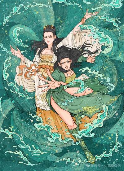小花瓣白蛇传之水漫金山