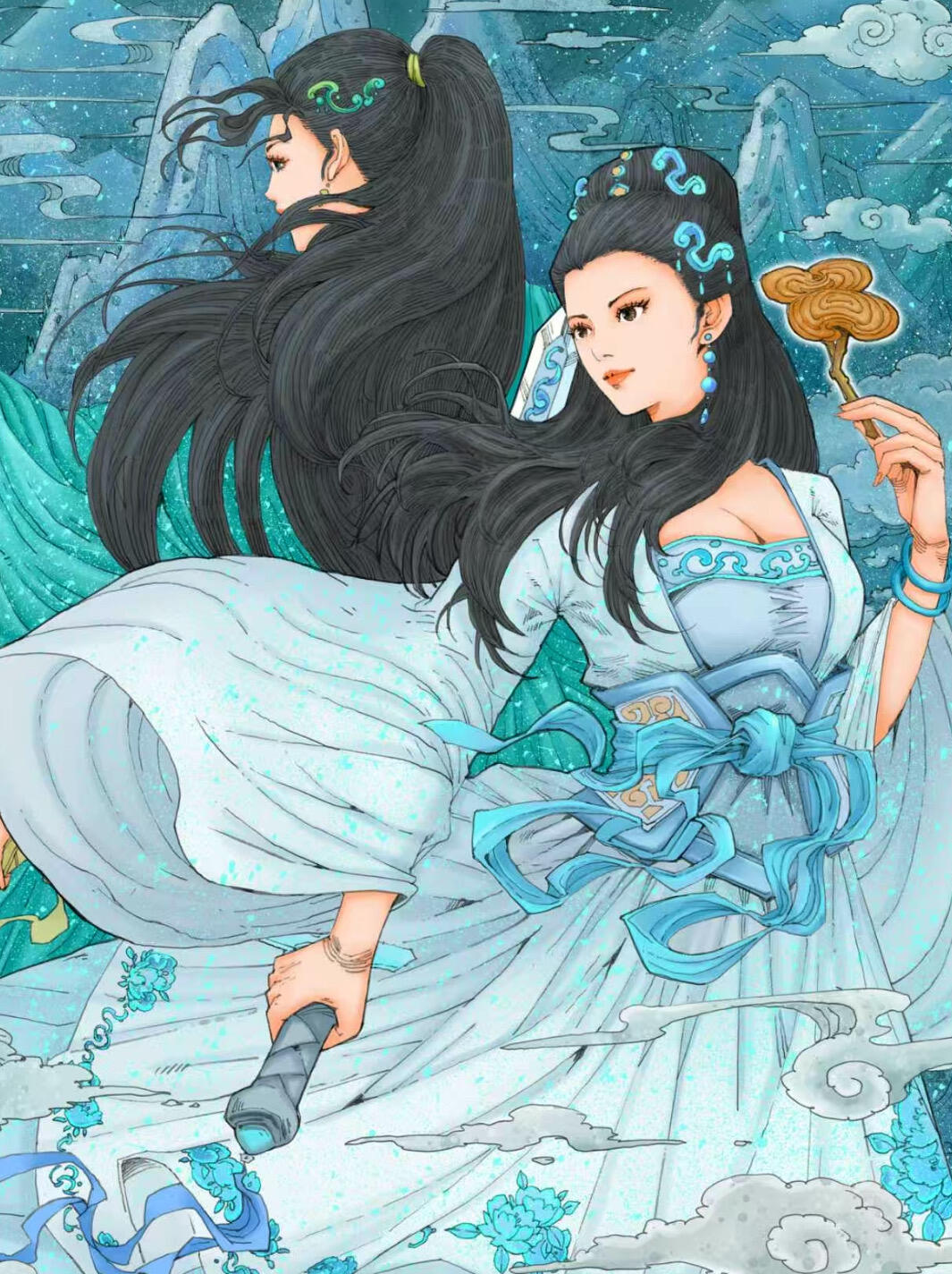 【卡牌赏析】小花瓣艺术文创 白蛇传 盗仙草 