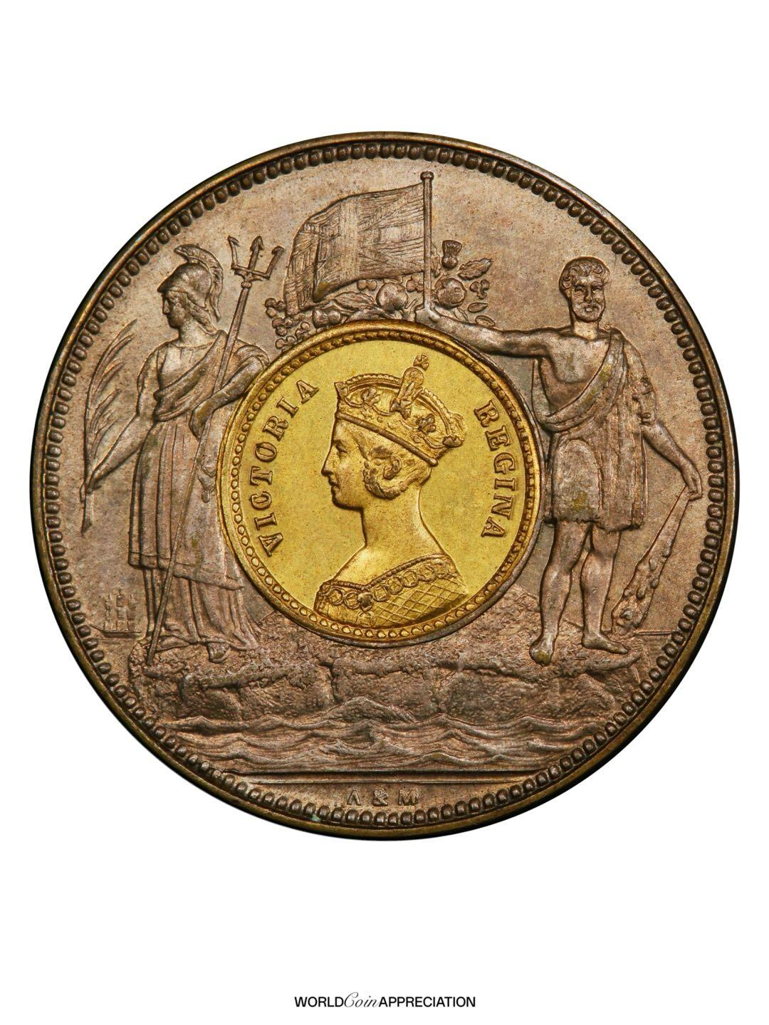 英国双色金属克朗币