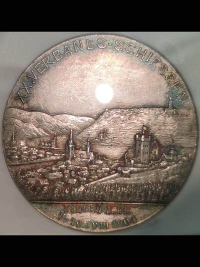 1904年德国宾根射击节银章