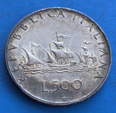 意大利 500 里拉银币