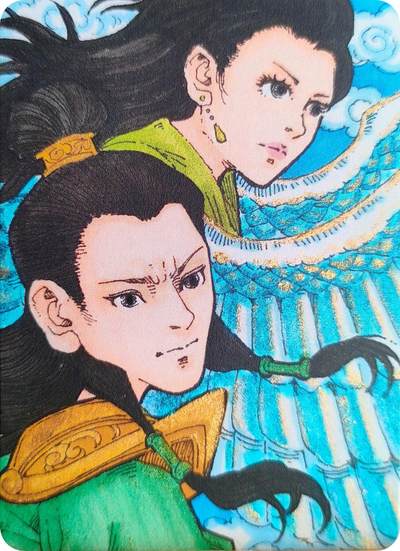 【卡牌赏析】小花瓣艺术文创 白蛇传 盗仙草 