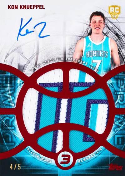 Topps篮球产品独有的Three，也就是3系列的首个有正版版权的25/26赛季新品也官宣了