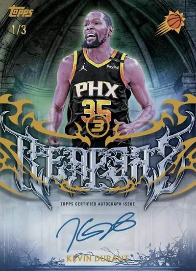 Topps篮球产品独有的Three，也就是3系列的首个有正版版权的25/26赛季新品也官宣了