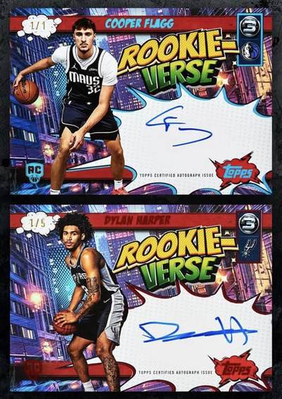 Topps篮球产品独有的Three，也就是3系列的首个有正版版权的25/26赛季新品也官宣了