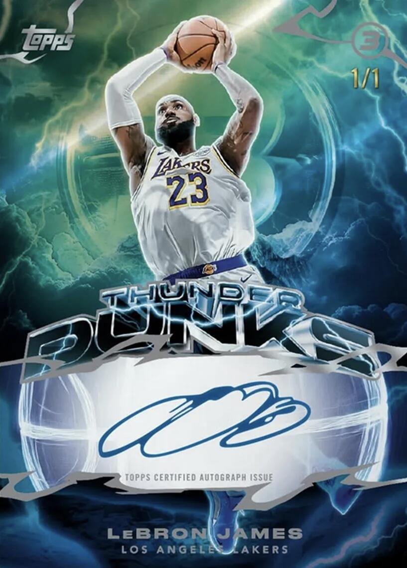 Topps篮球产品独有的Three，也就是3系列的首个有正版版权的25/26赛季新品也官宣了