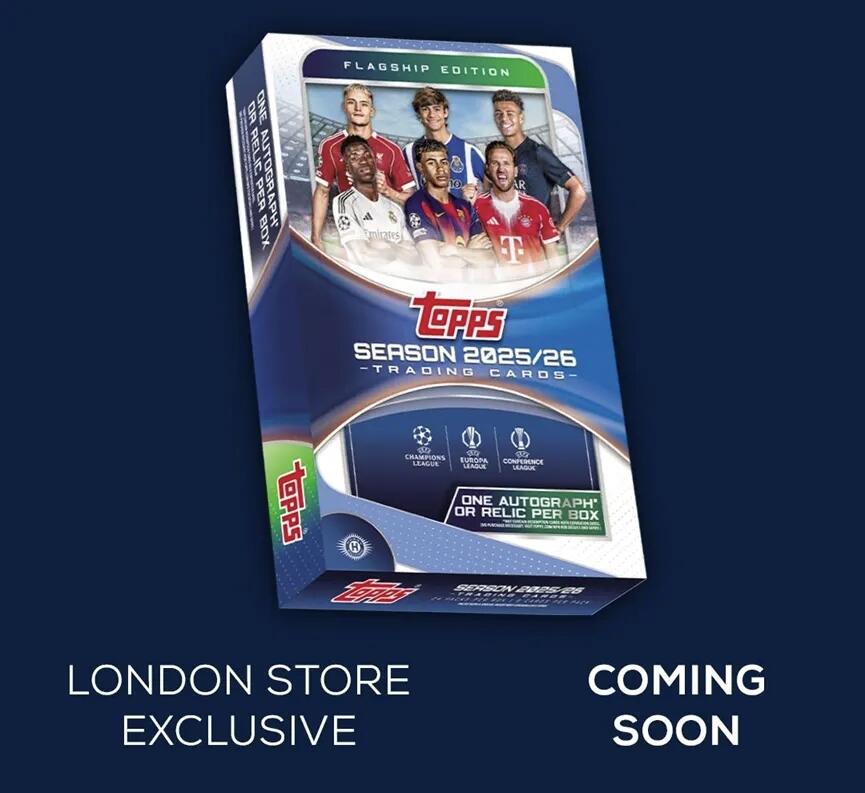 25/26 UCC Hobby还有另一个版本：摄政街旗舰店独占版Hobby将于2026年1月19日上市