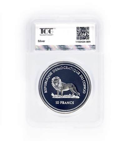 刚果《热带观赏鱼》银币