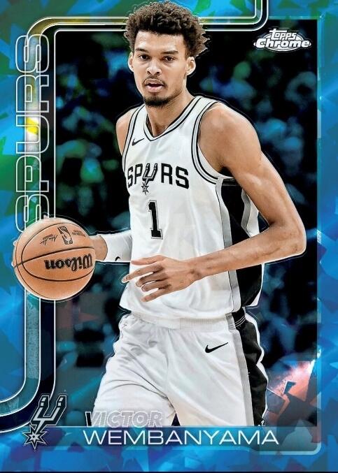 单盒发售价9K+！进阶版产品Topps Chrome蓝宝石系列有望延续篮球Chrome产品热潮