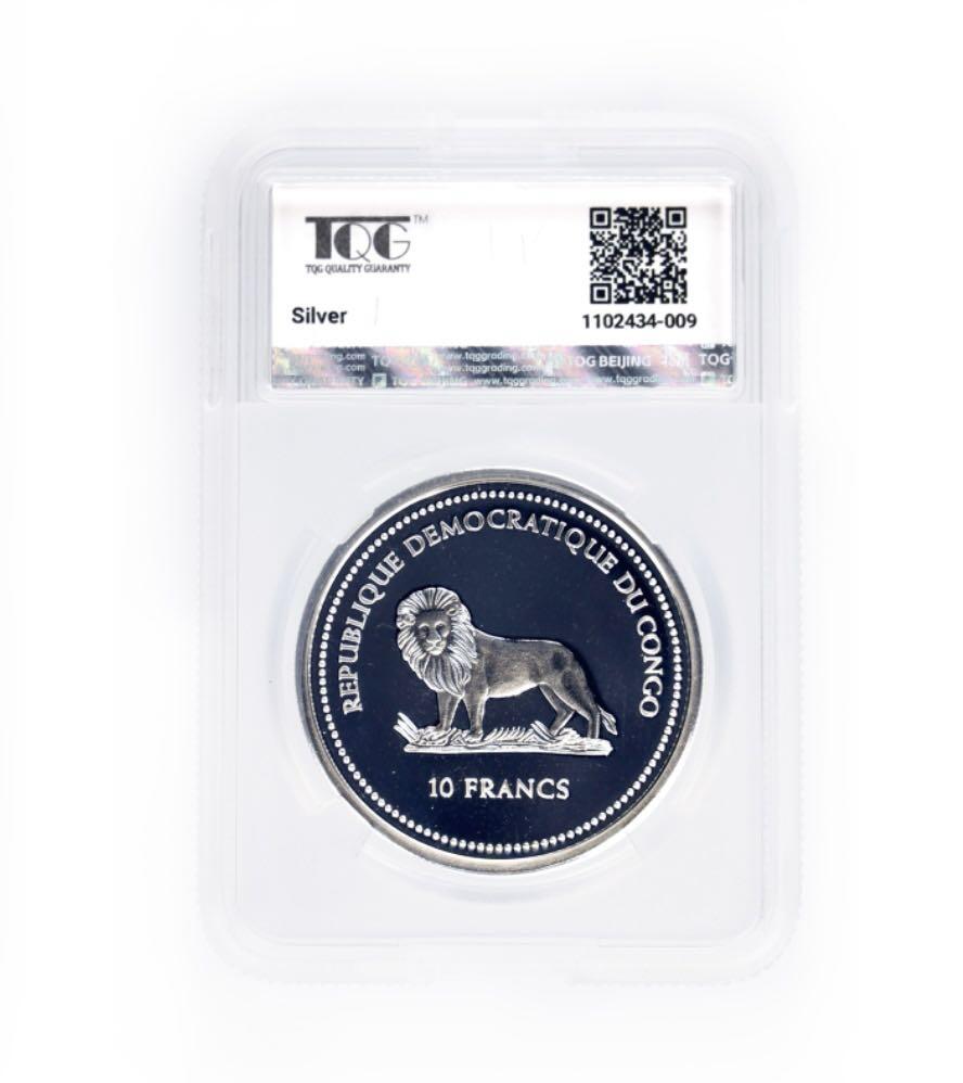 刚果《热带观赏鱼》银币