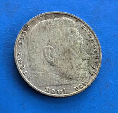 德国1937 年兴登堡 2 马克