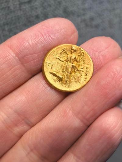 古希腊雅典娜金币