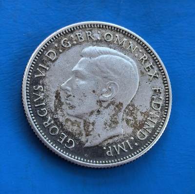 1944 年澳大利亚佛罗林银币11.3克