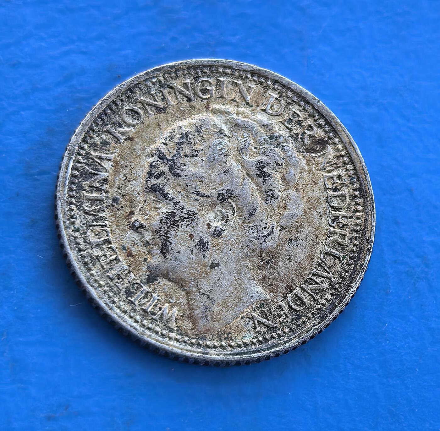 荷兰威廉明娜女王1941年10 分银币