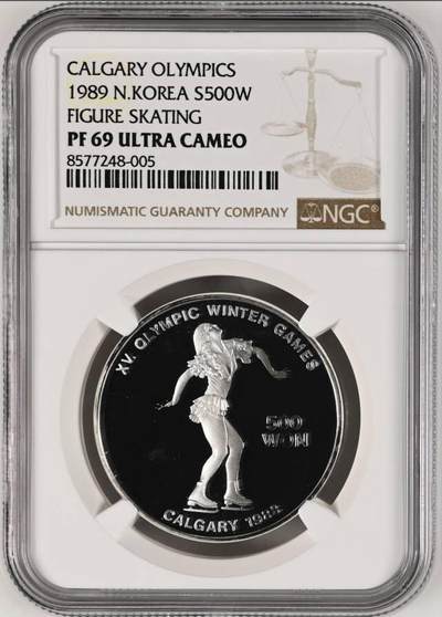 朝鲜花样滑冰币