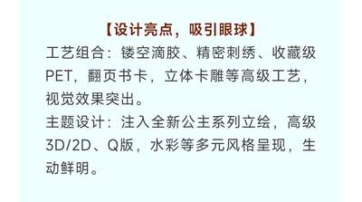 集卡社《迪士尼公主日记纪念版收藏卡》