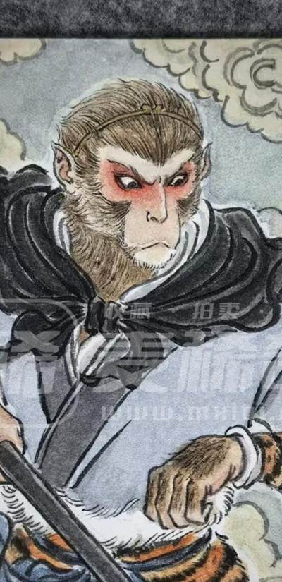 史墨手绘 孙行者