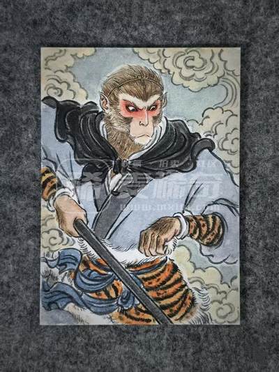 史墨手绘 孙行者