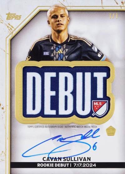 22025Topps Chrome MLS 球星卡