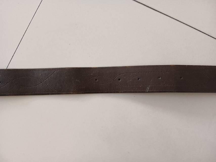 五十年代铜扣牛皮腰带