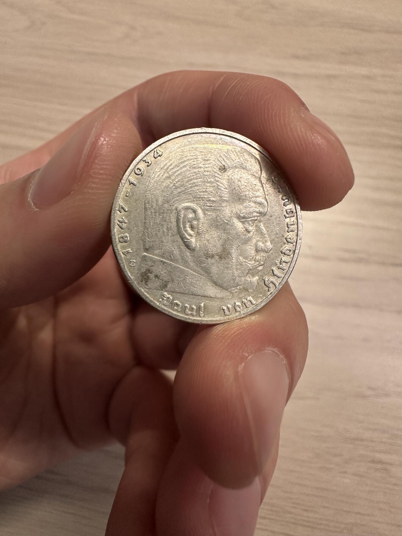 1936年2马克，第一次遇见，好像很少的样子