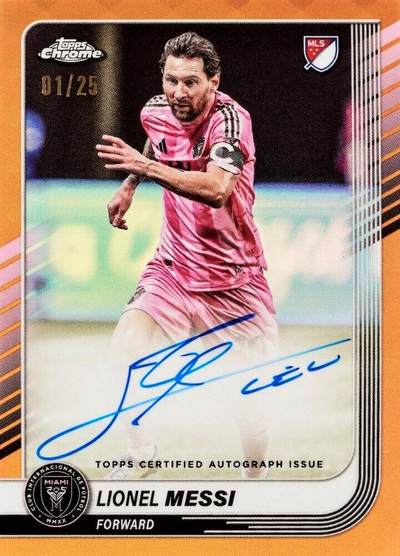 22025Topps Chrome MLS 球星卡