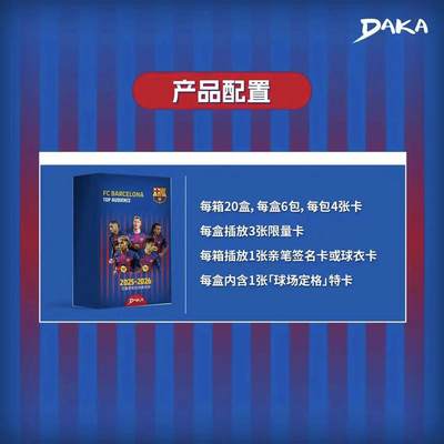 DAKA西甲双雄球星卡：红蓝信仰与白衣荣光的收藏盛宴
