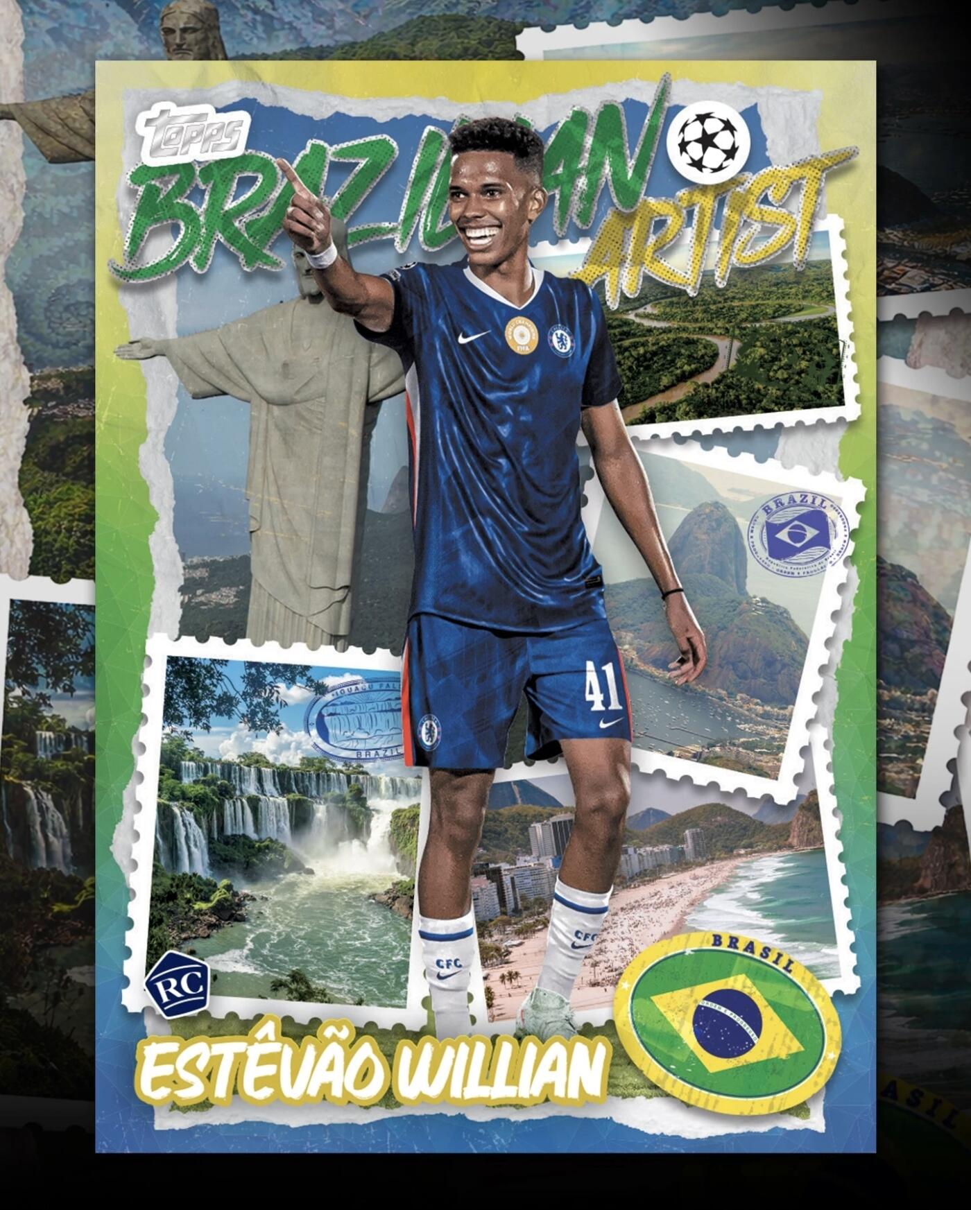 梅西金框手绘卡选图公布！25/26 TOPPS UCC欧战多款卡种选图亮相