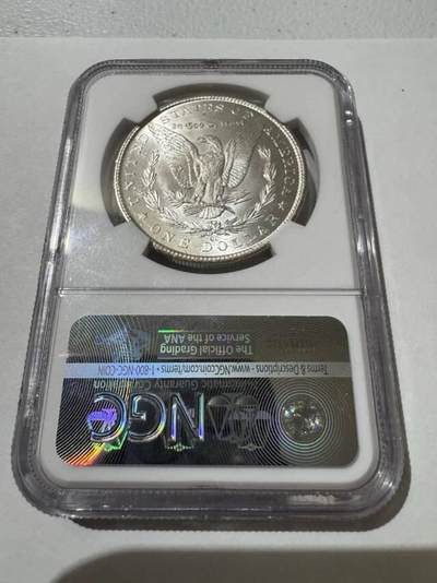 一枚来自光明顶手工签名的摩根