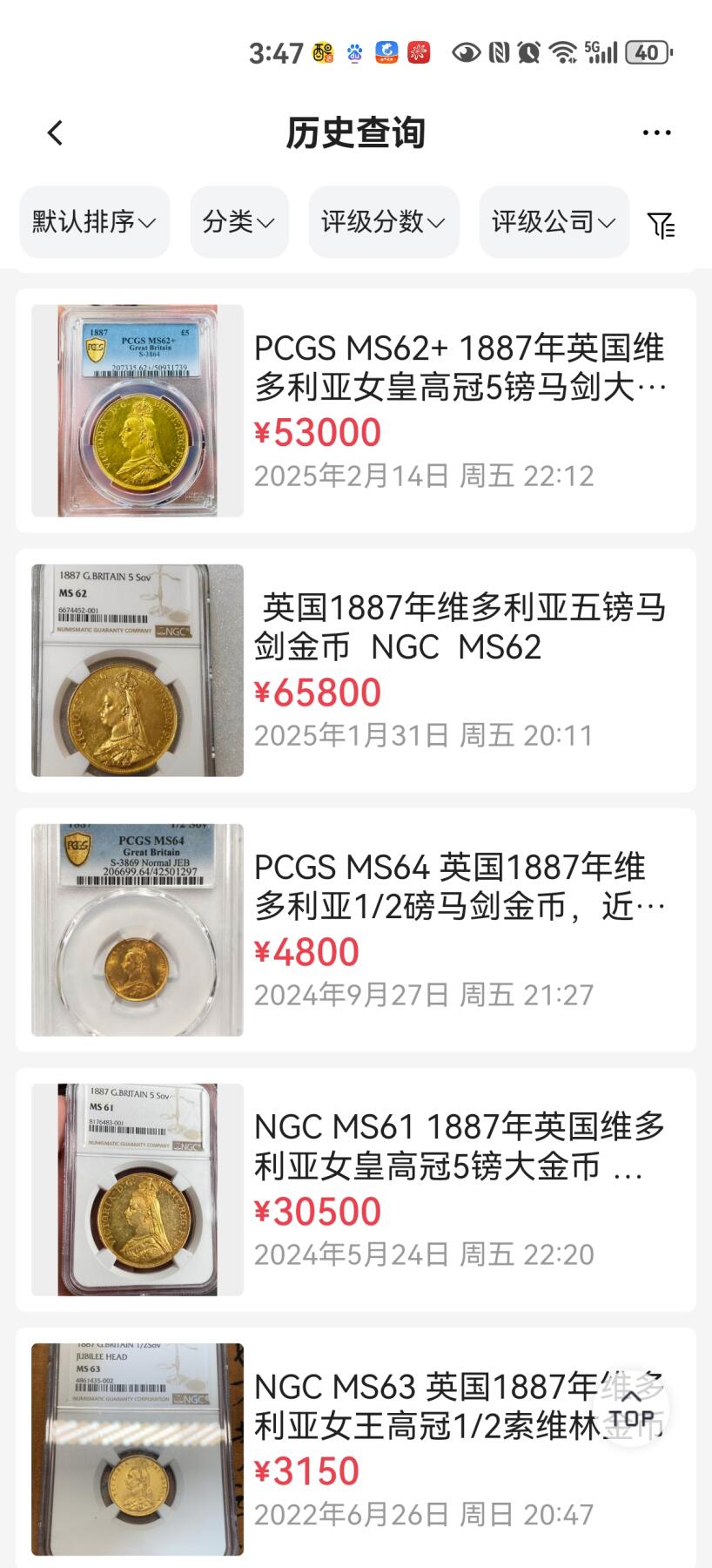 麦稀奇钱币故事｜1887 年维多利亚女王金禧纪念金马剑:英伦皇家铸币的传世之作