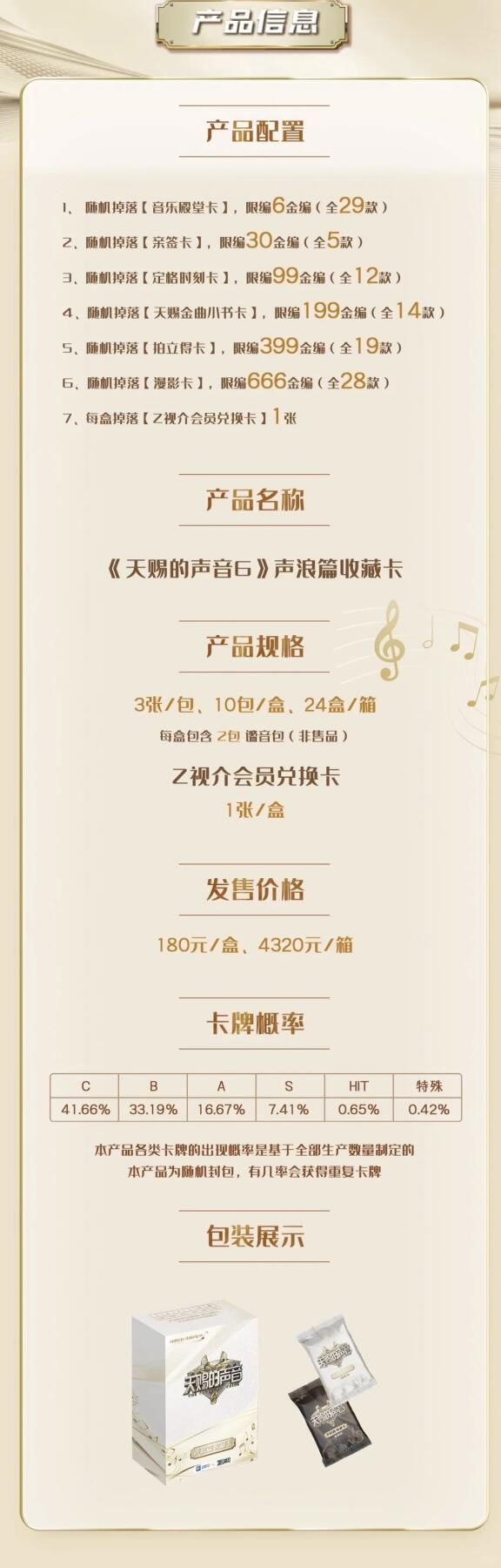 浙江卫视×Z视介×Z卡湃三方联手，《天赐的声音6》交响篇收藏卡重磅登场！