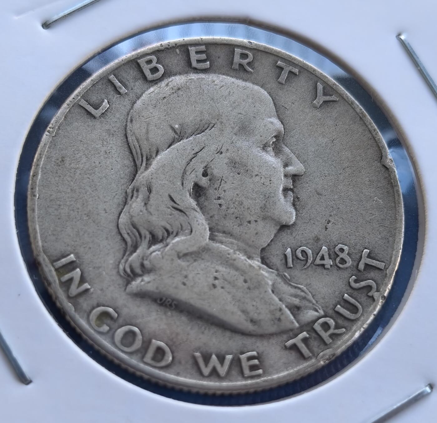 美国1948 年富兰克林半美元