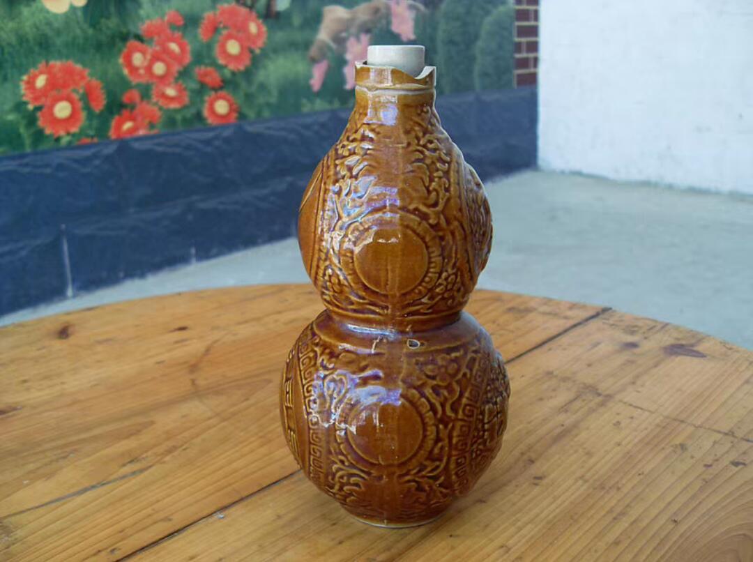 陶器收藏 葫芦酒瓶！！酒瓶收藏！