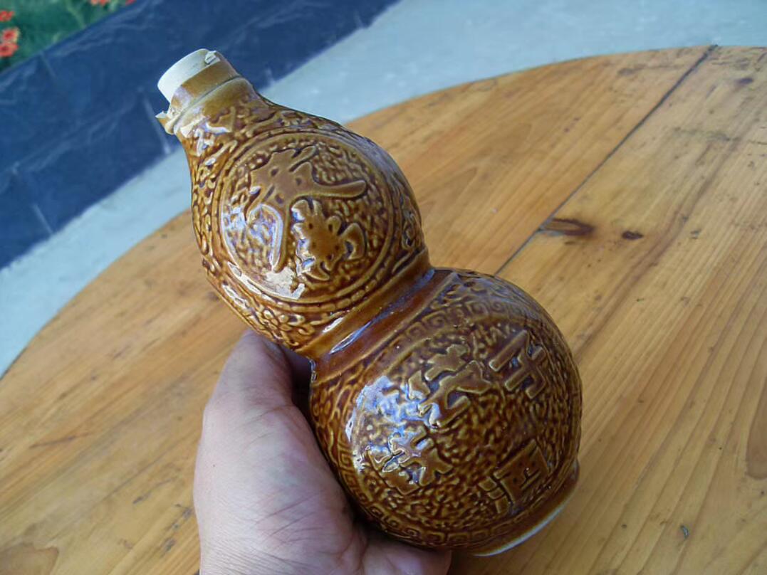 陶器收藏 葫芦酒瓶！！酒瓶收藏！