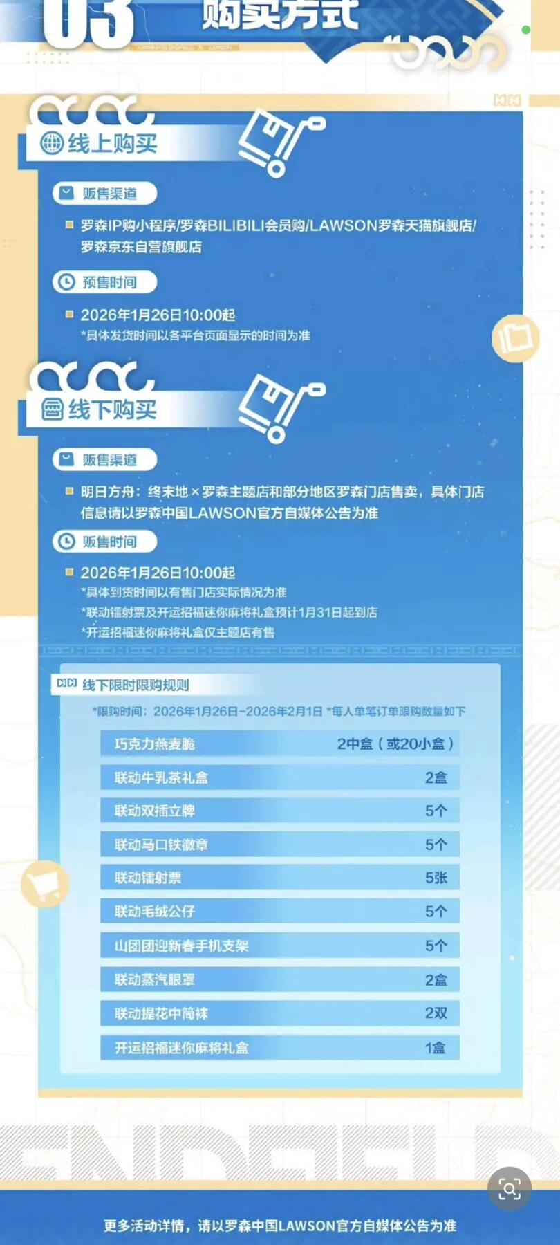 【新卡情报】罗森×明日方舟：终末地角色收藏卡重磅登场！