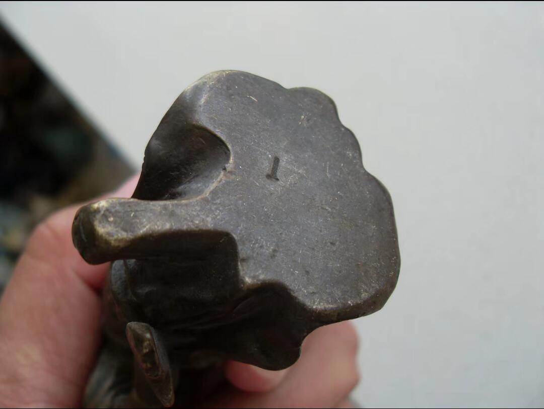 古董纯铜关公像、关老爷像！！