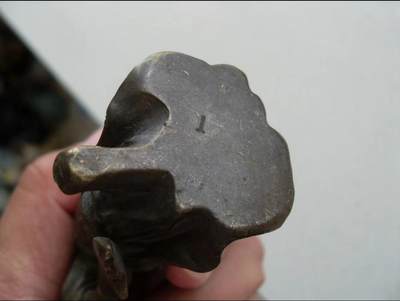 古董纯铜关公像、关老爷像！！