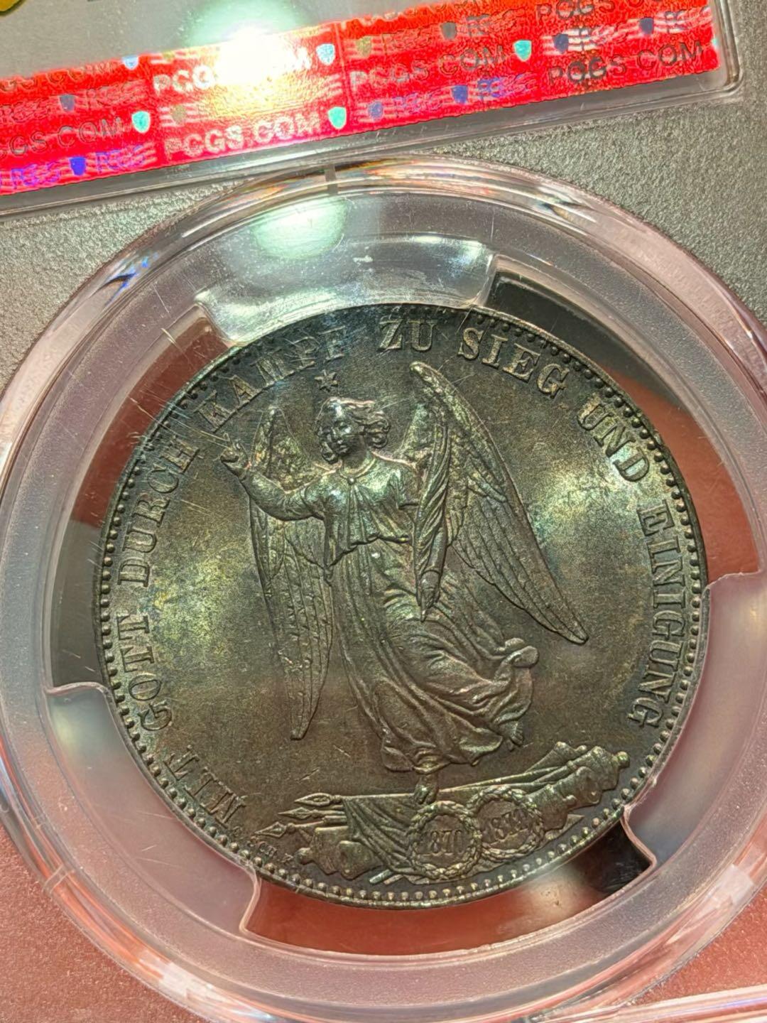 1871年符腾堡普法胜利泰勒银币