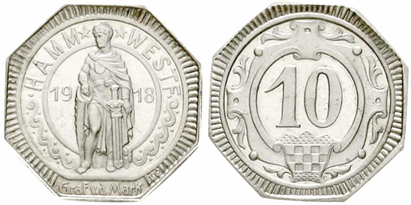 1917–1919 年哈姆市紧急货币样币的铸造、保存与现存数量研究 