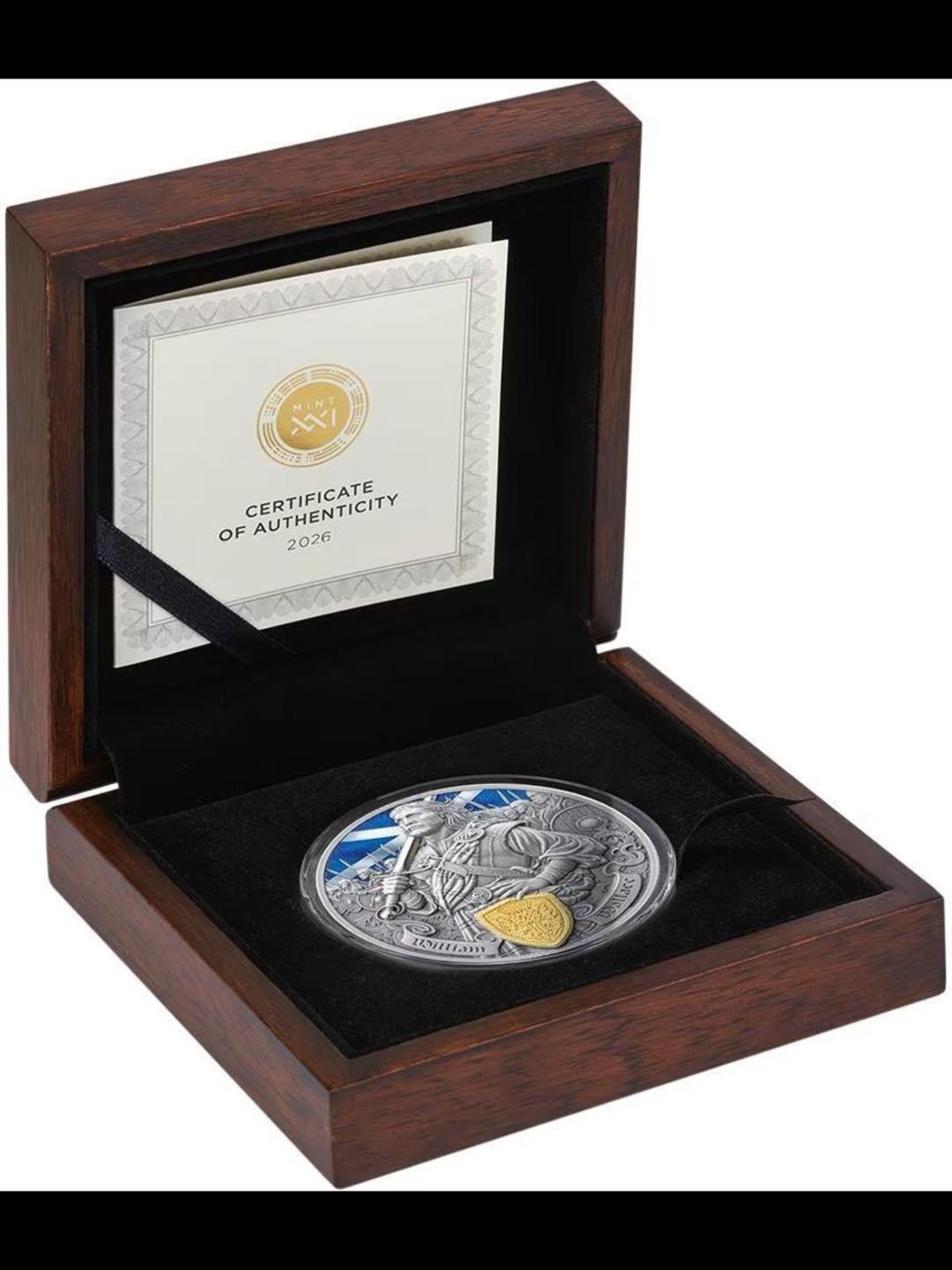 战场传奇-威廉•华莱士-2026年萨摩亚银币