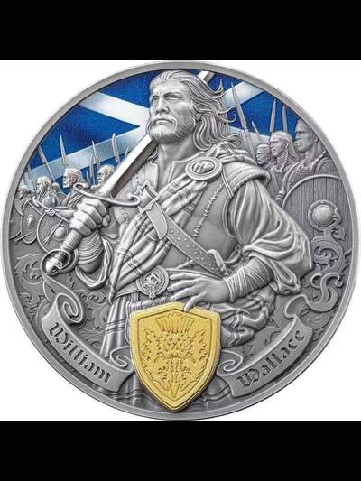 战场传奇-威廉•华莱士-2026年萨摩亚银币