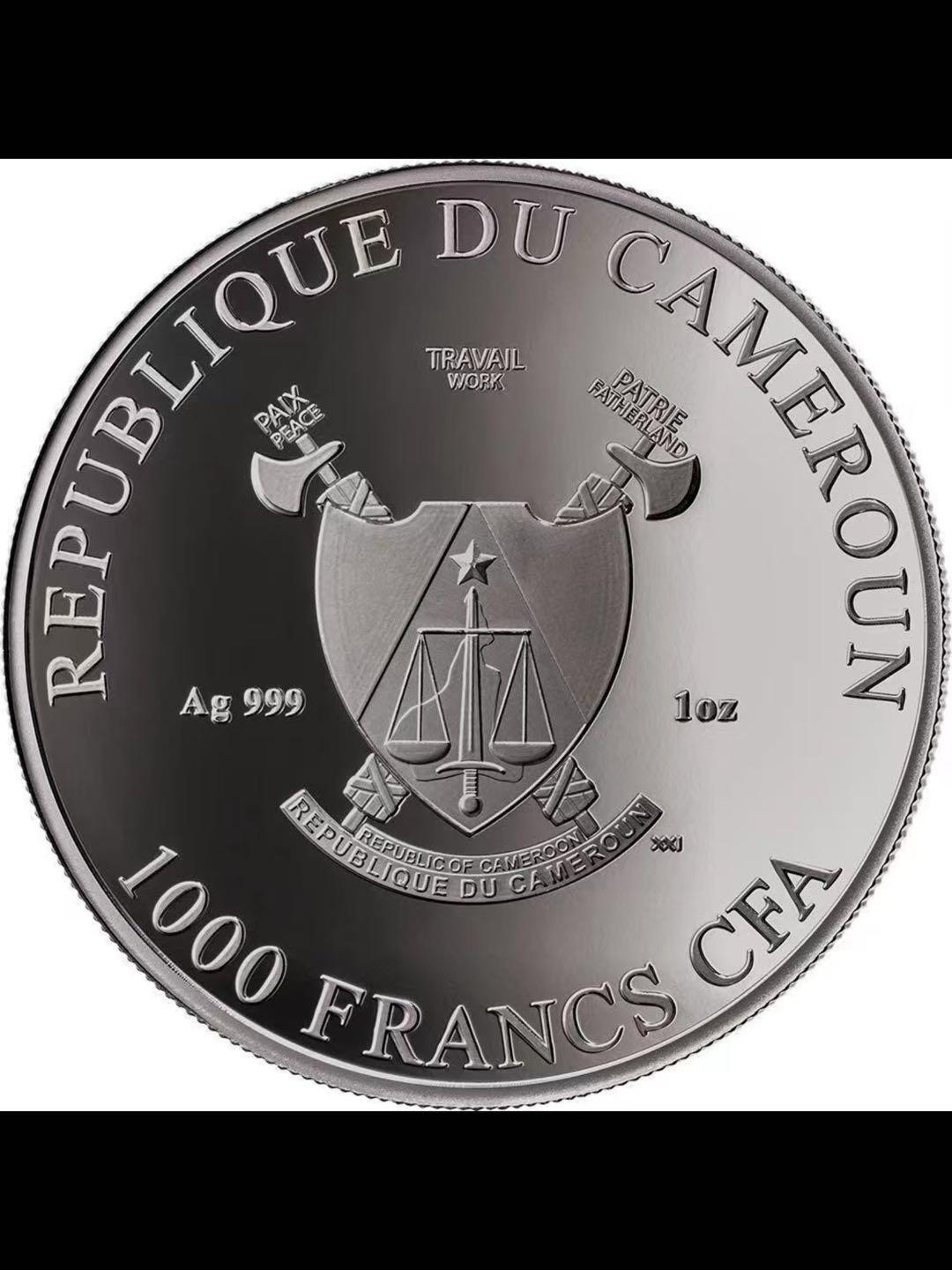 美惠三女神-2025年喀麦隆银币