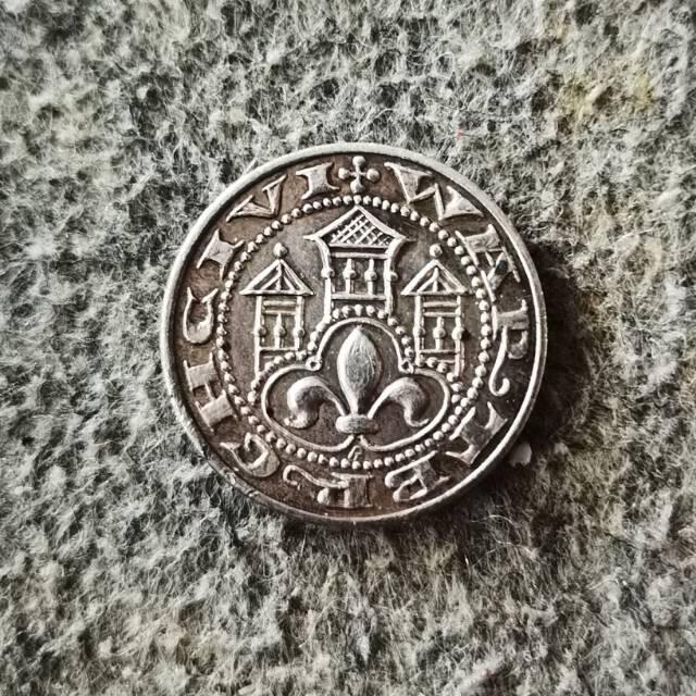 一枚仿古欧洲银章