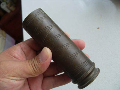 老炮皮弹壳笔筒！！