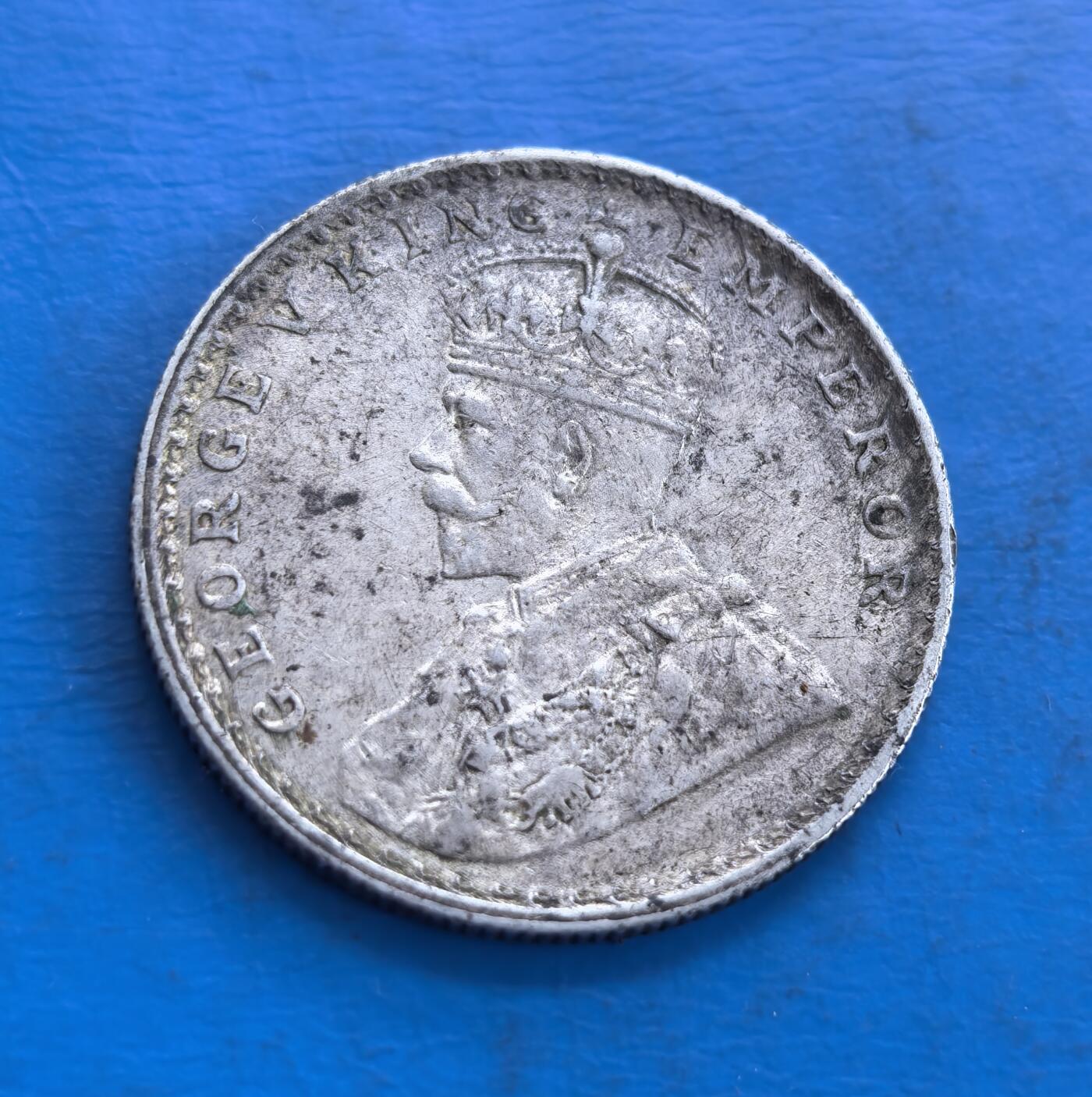 英属印度 1915 年一卢比银币