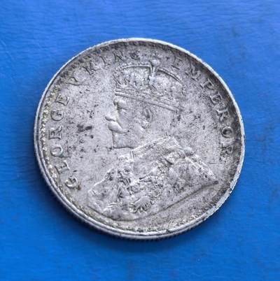 英属印度 1915 年一卢比银币