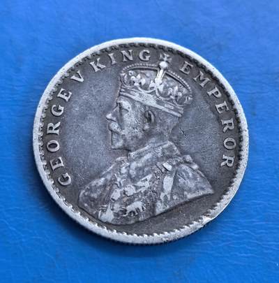 英属印度 1914 年一卢比银币