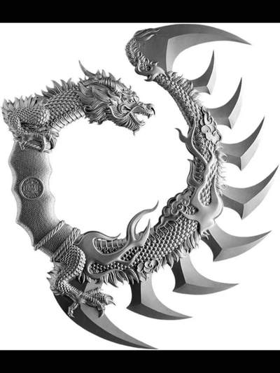 龙爪刀-2026年萨摩亚银币