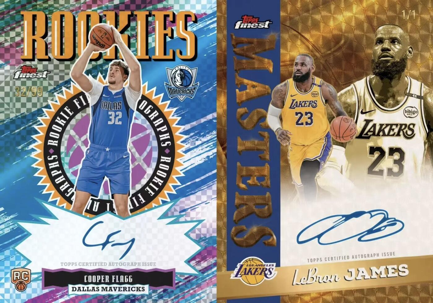 2026年Topps篮球第二大折射系列Finest重磅登场，经典回归焕新来袭！