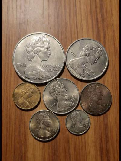 英属冈比亚硬币套装